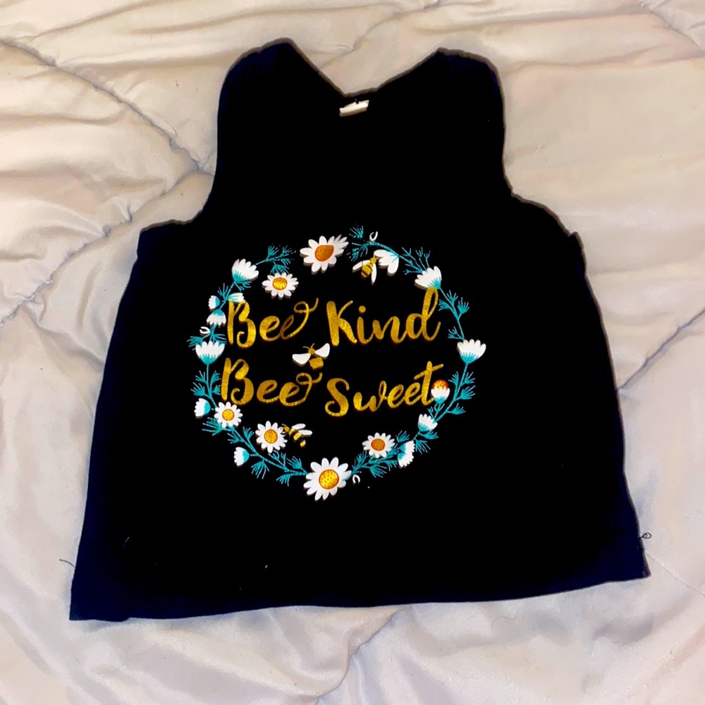 Black tank top